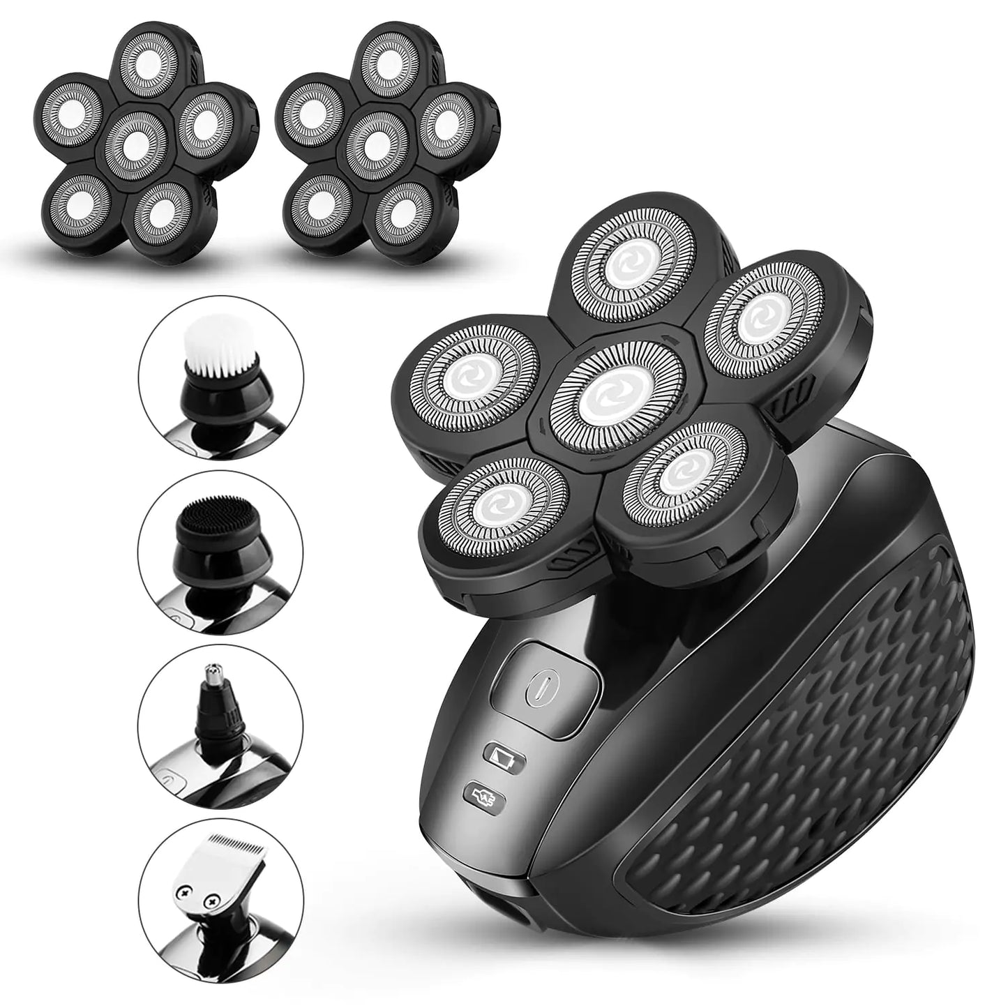 Vsmooth 7-in-1 Electric Head Shaver Kit