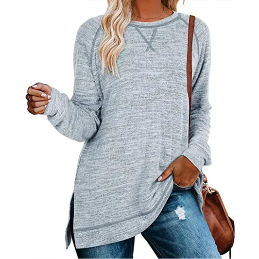 Solid Color Sweater for Women - Autumn/Winter Collection