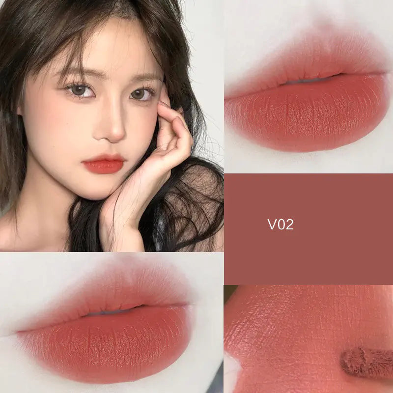 Velvet Lip Glaze Lipstick for Students - Make-up Mud