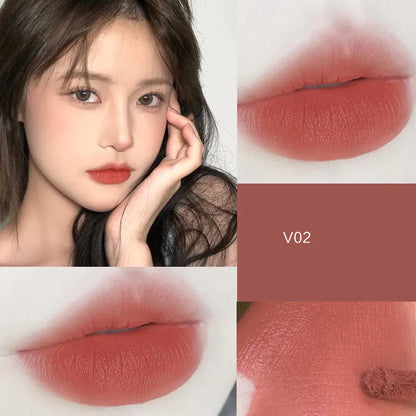 Velvet Lip Glaze Lipstick for Students - Make-up Mud