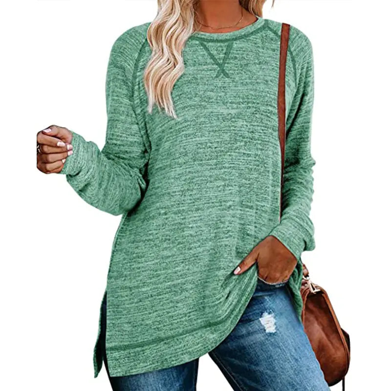 Solid Color Sweater for Women - Autumn/Winter Collection
